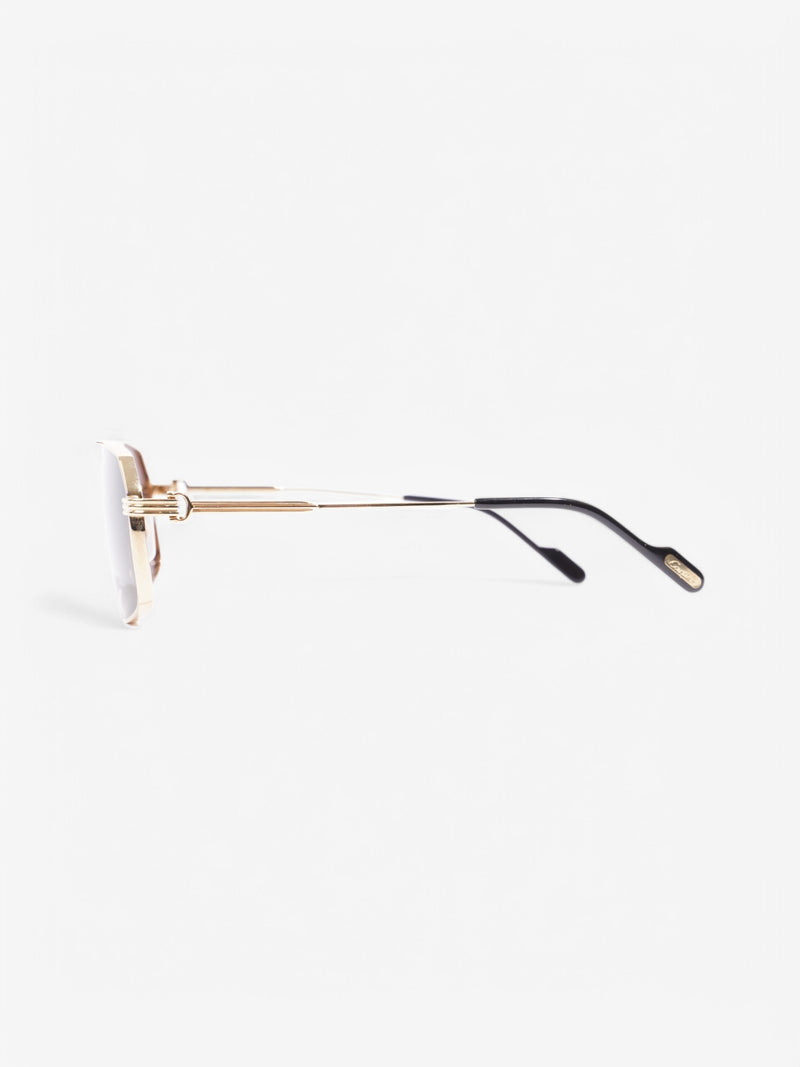  Cartier Cartier Sunglasses Gold Base Metal