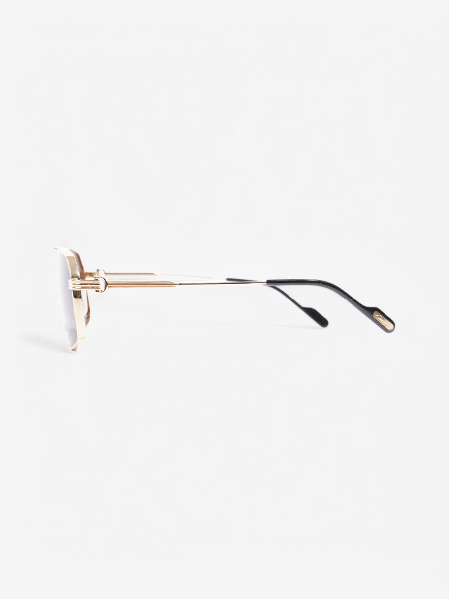 Cartier Cartier Sunglasses Gold Base Metal Image 2