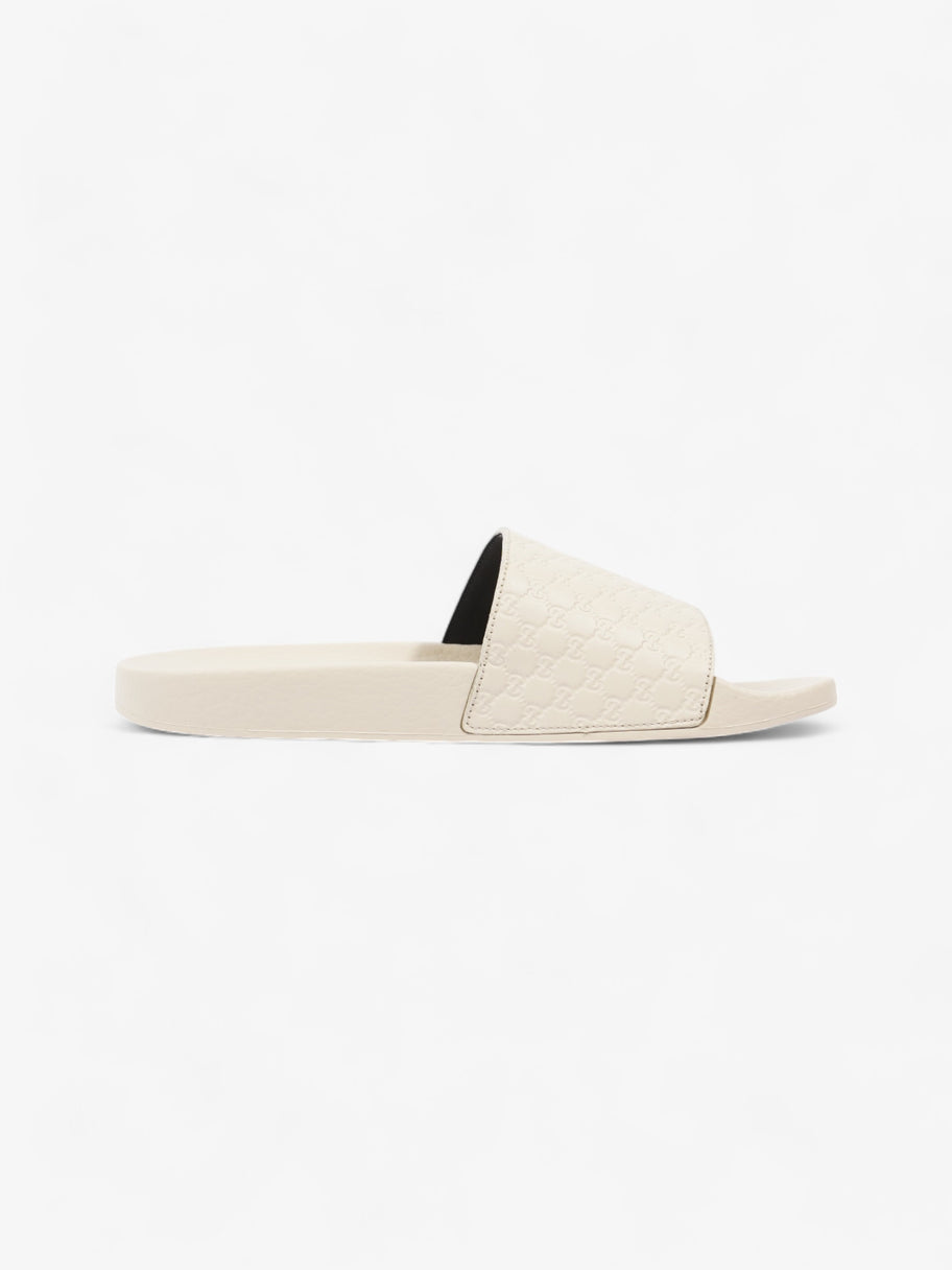 Gucci Microguccissima Slide Ivory Rubber EU 37 UK 4 Image 4