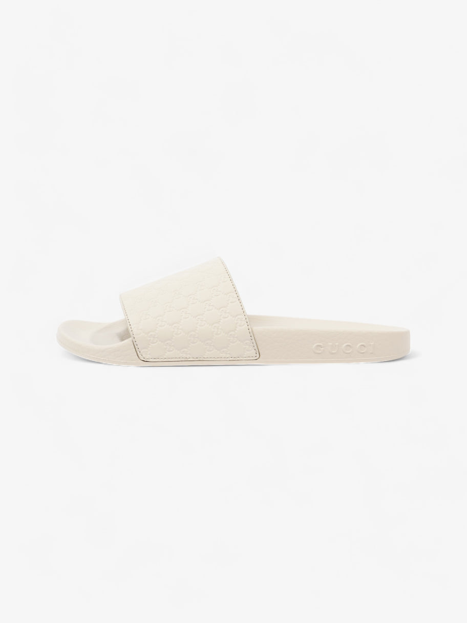 Gucci Microguccissima Slide Ivory Rubber EU 37 UK 4 Image 5