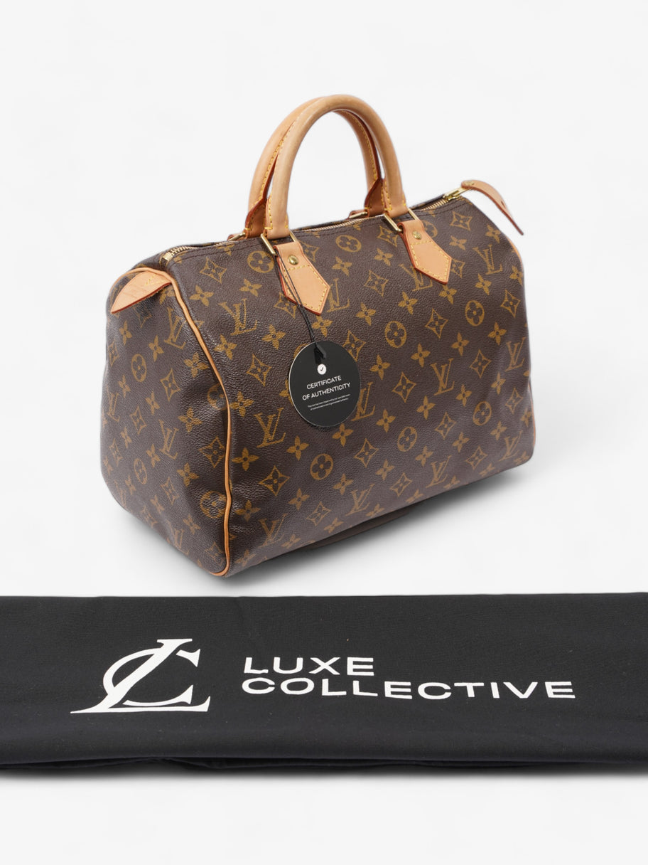 Louis Vuitton Speedy 30 Monogram Coated Canvas Image 11