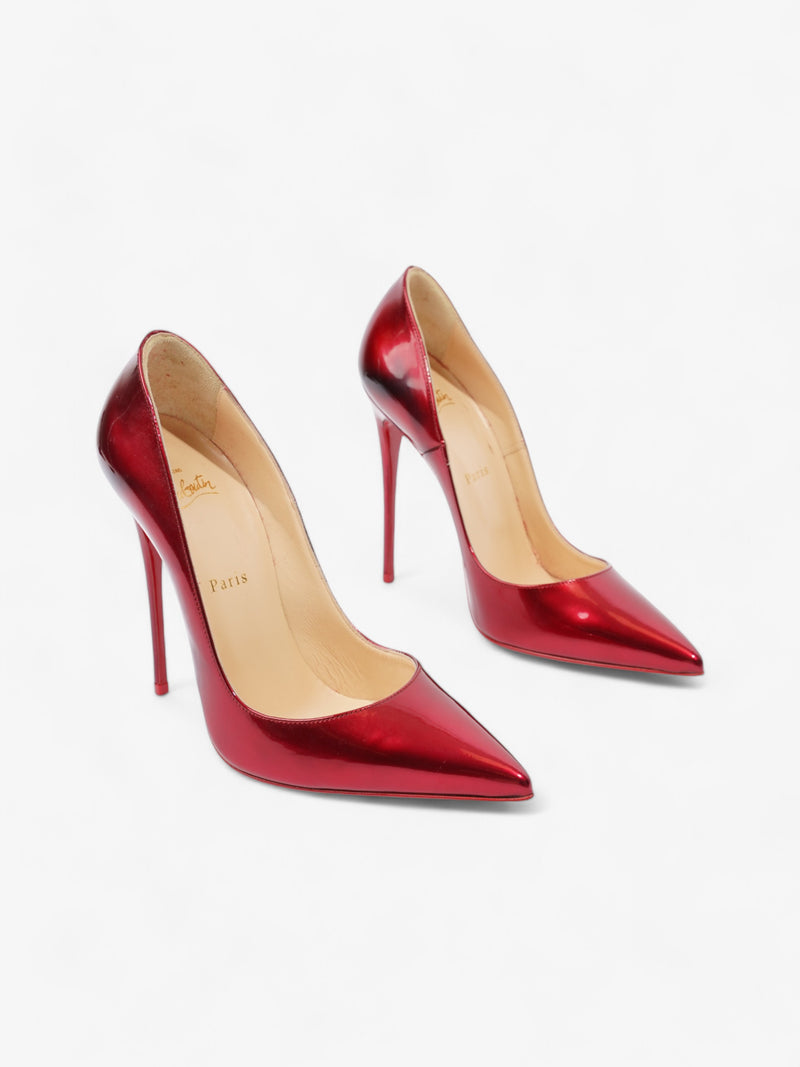  Christian Louboutin So Kate Heels 100 Red Patent Leather EU 39.5 UK 6.5