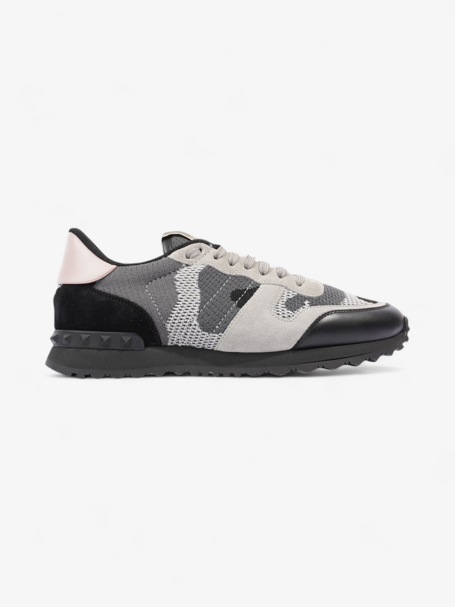 Valentino Rockstud Runners Grey / Rose / Black Mesh EU 39.5 UK 6.5 Image 1