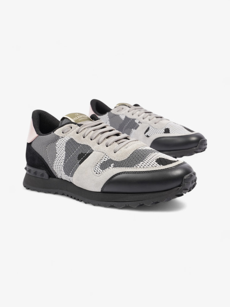  Valentino Rockstud Runners Grey / Rose / Black Mesh EU 39.5 UK 6.5