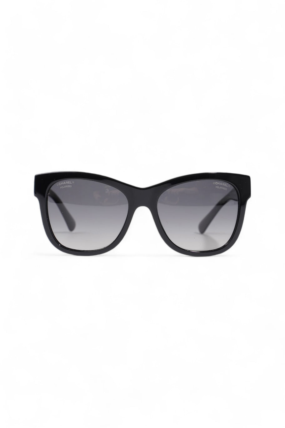 Chanel Polarized Sunglasses Black Acetate 140mm Image 1