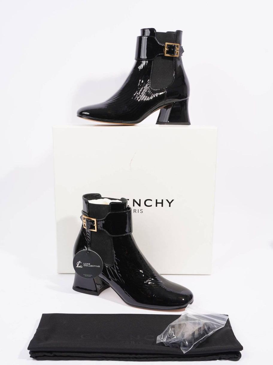 Givenchy Paris Ankle Boot Black Patent Leather EU 38.5 UK 5.5 Image 10