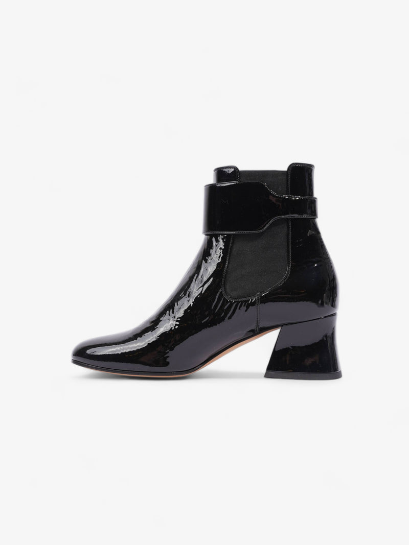  Givenchy Paris Ankle Boot Black Patent Leather EU 38.5 UK 5.5