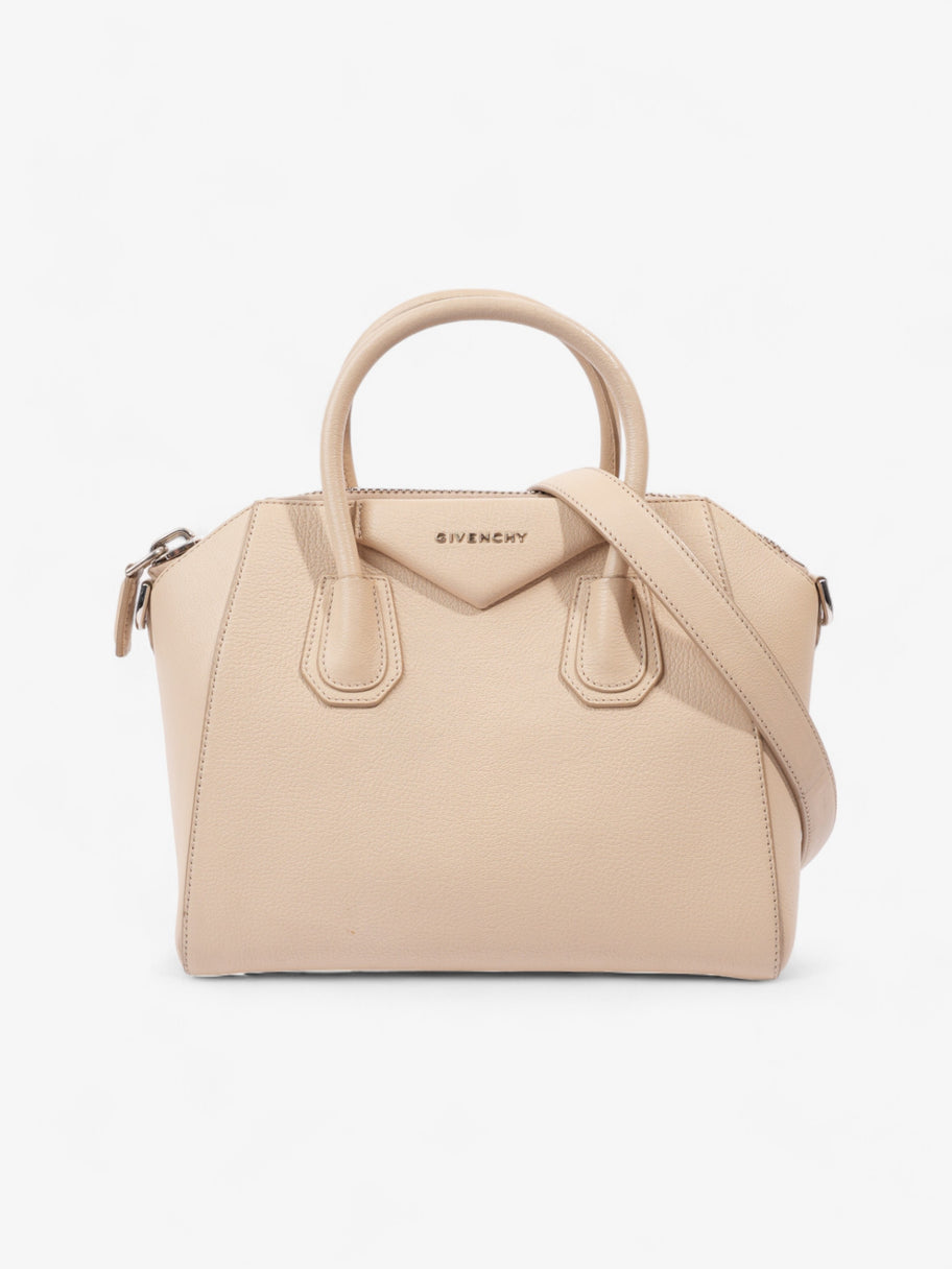 Givenchy Antigona Beige Calfskin Leather Small Image 1