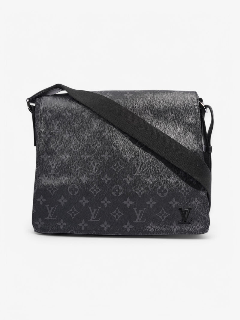  Louis Vuitton District Messenger Monogram Eclipse Coated Canvas PM