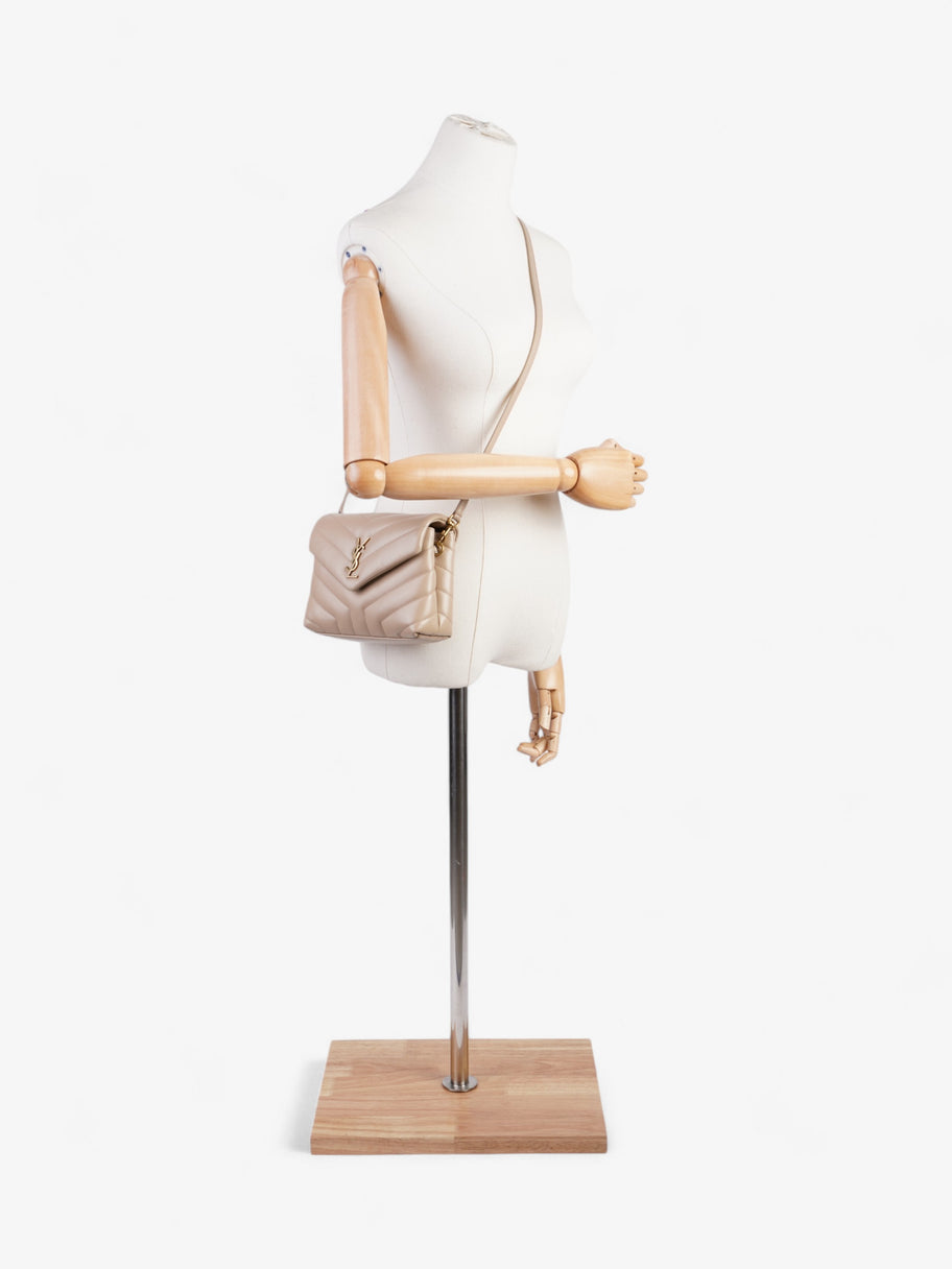 Saint Laurent Lou Lou Beige Matelasse Leather Toy Image 2