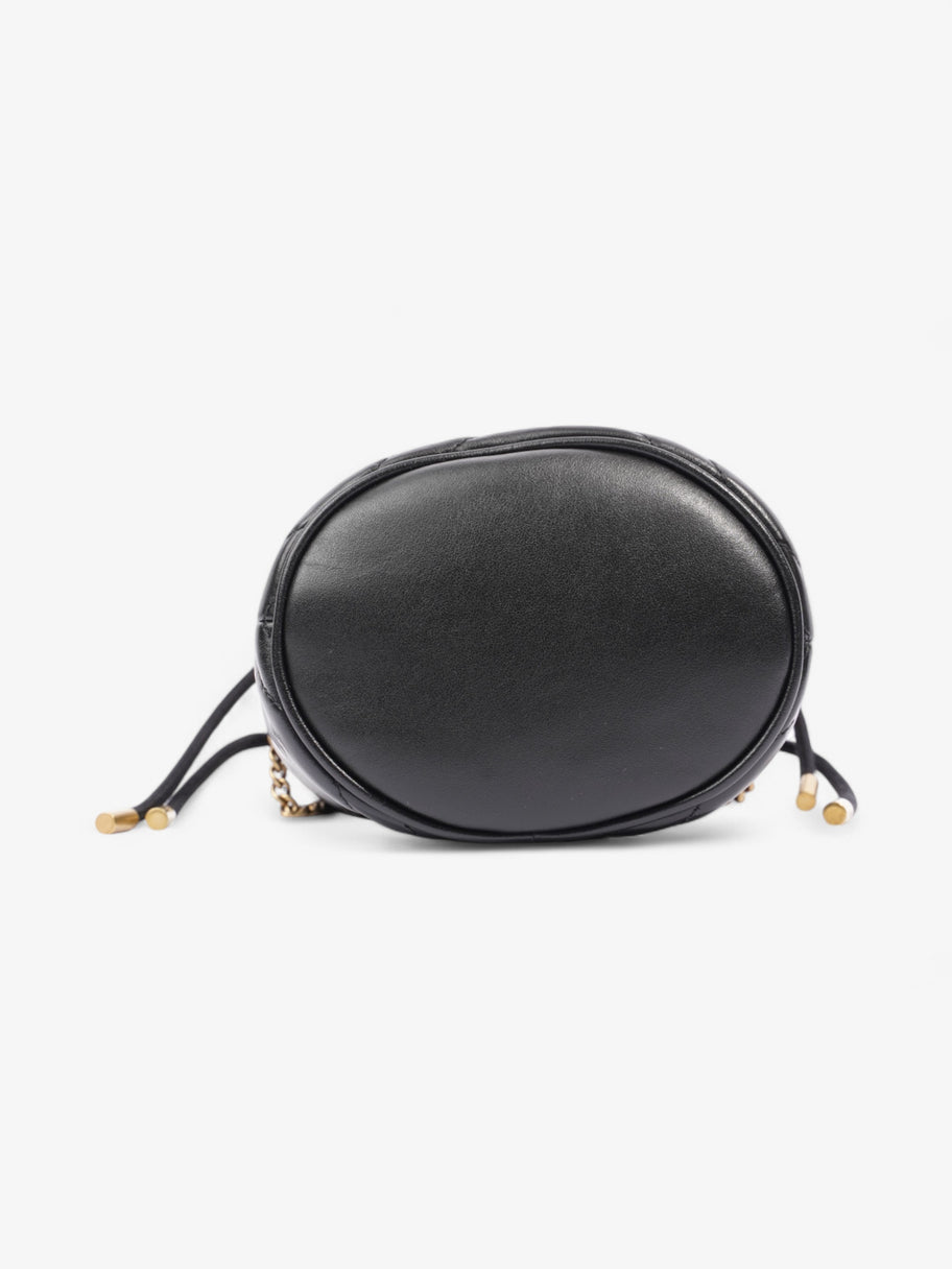 Gucci GG Marmont Bucket Bag Black Matelasse Leather Image 6