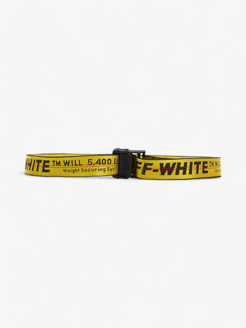  Off White Industrial Belt Yellow / Black Polyamide