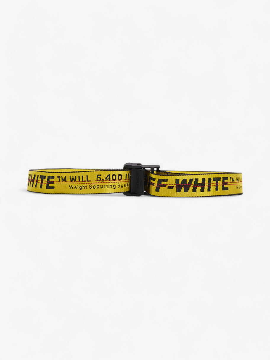 Off White Industrial Belt Yellow / Black Polyamide Image 1