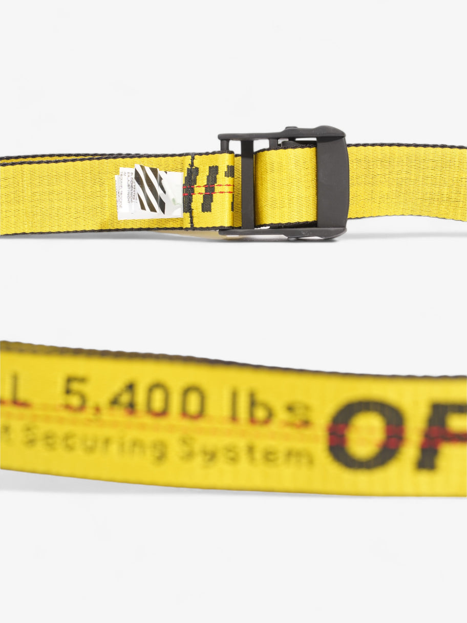 Off White Industrial Belt Yellow / Black Polyamide Image 5