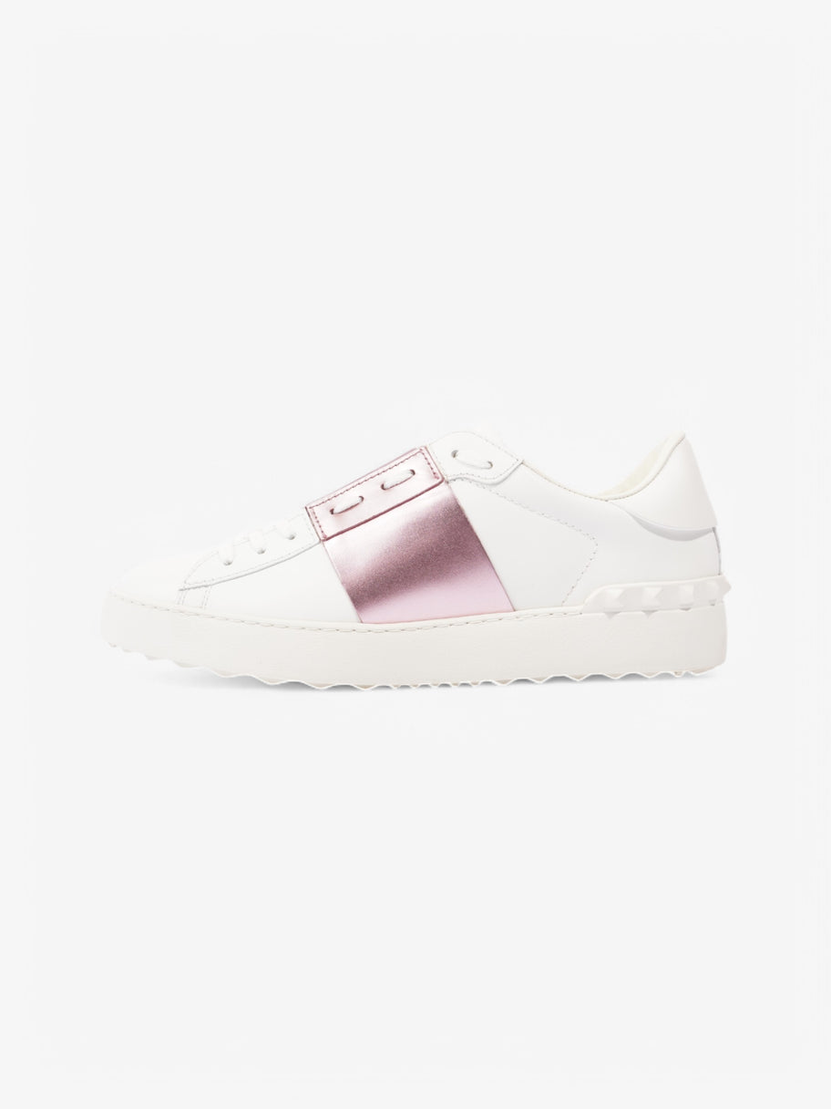 Valentino VLTN Open Sneakers White  / Pink Leather EU 41 UK 8 Image 5