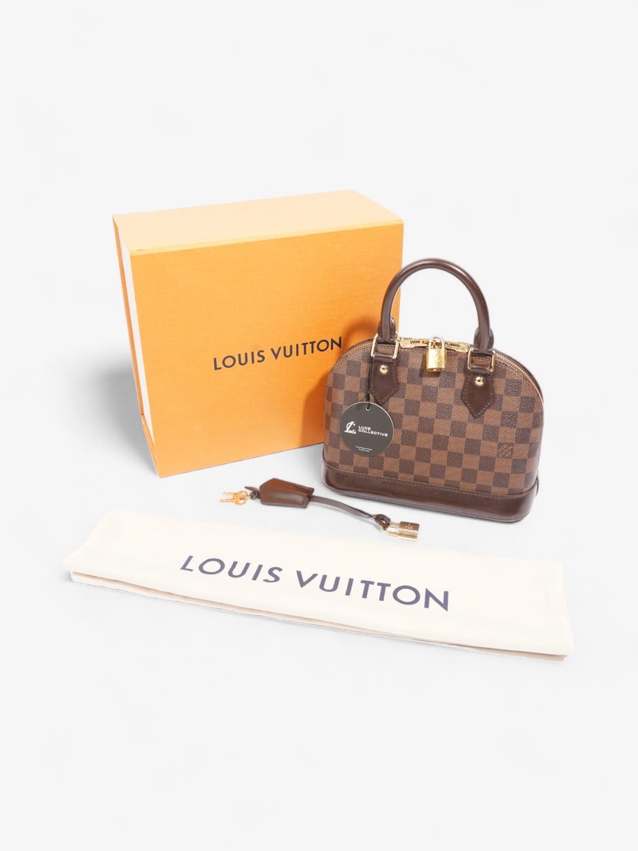 Louis Vuitton Alma BB Damier Ebene Coated Canvas Image 10