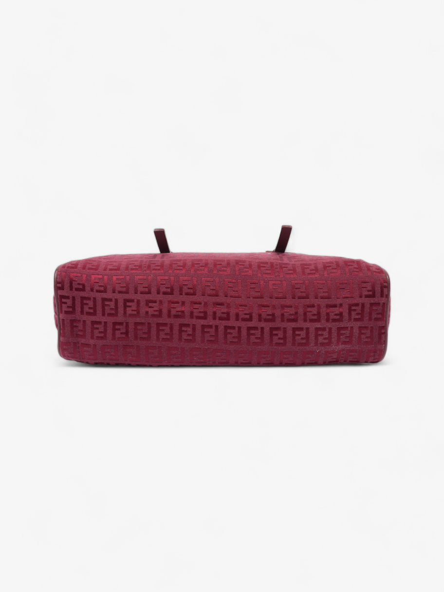 Fendi Vintage Zucchino Red Canvas Image 6