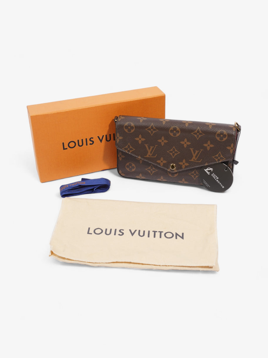 Louis Vuitton Felicie Pochette Monogram Coated Canvas Image 10