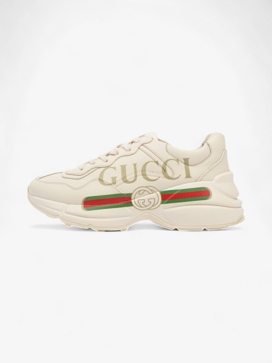 Gucci Rhyton Ivory / Red / Green Leather EU 38.5 UK 5.5 Image 5