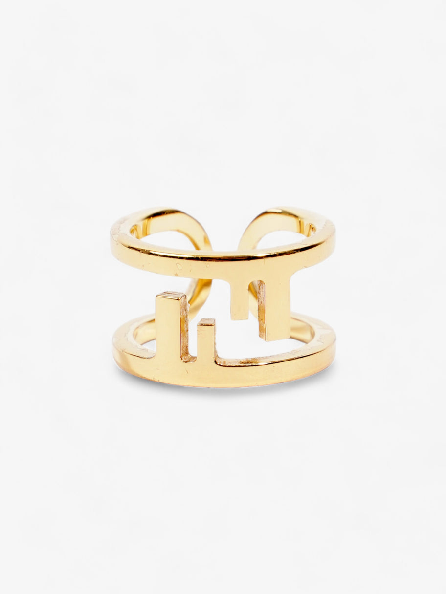 Fendi O'Lock Ring Gold Base Metal Medium (55mm) Image 1