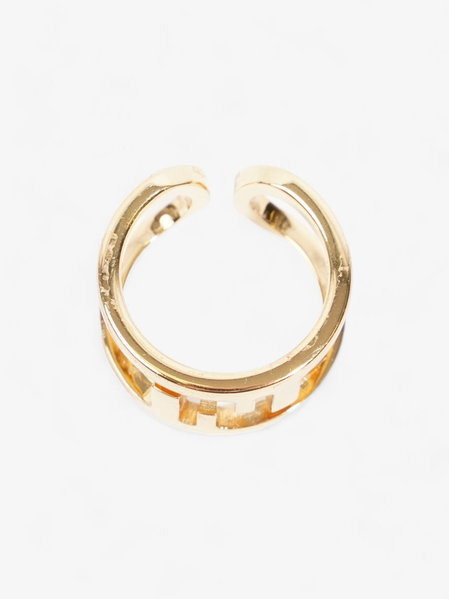 Fendi O'Lock Ring Gold Base Metal Medium (55mm) Image 2