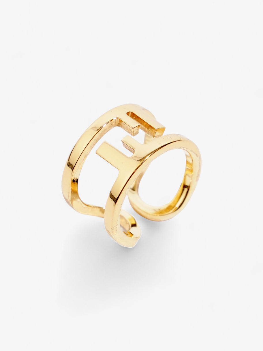 Fendi O'Lock Ring Gold Base Metal Medium (55mm) Image 5