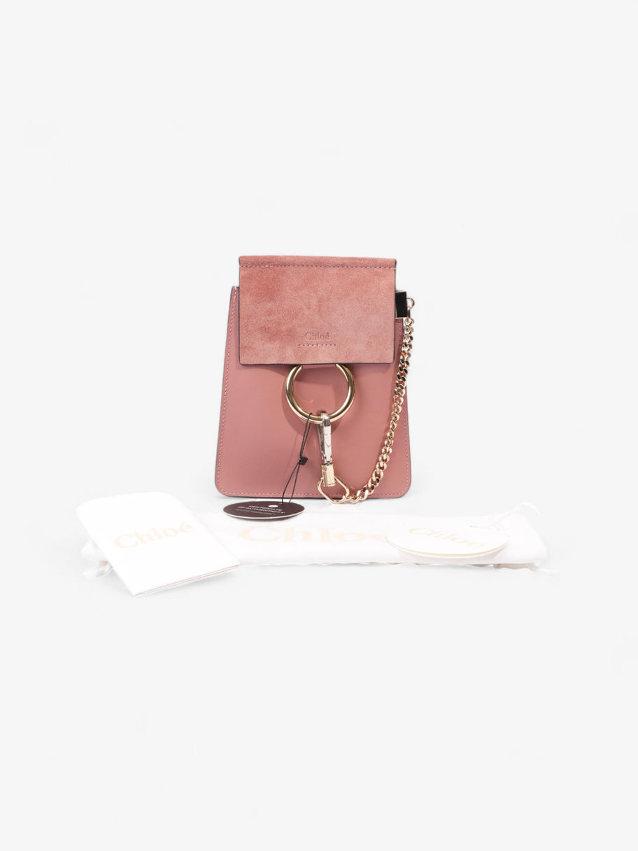 Chloe Faye Bracelet Bag Dusty Pink Leather Mini Image 10