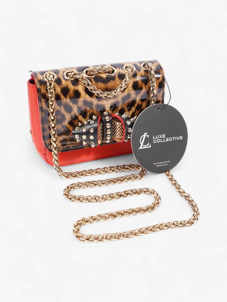 Christian Louboutin Sweet Charity Leopard Print / Red Leather Image 9