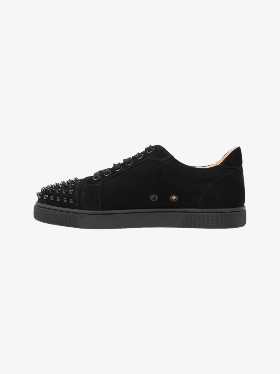 Christian Louboutin Vieira Spikes Sneakers Black Suede EU 39 UK 6 Image 3