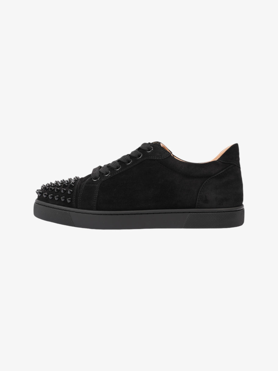 Christian Louboutin Vieira Spikes Sneakers Black Suede EU 39 UK 6 Image 5