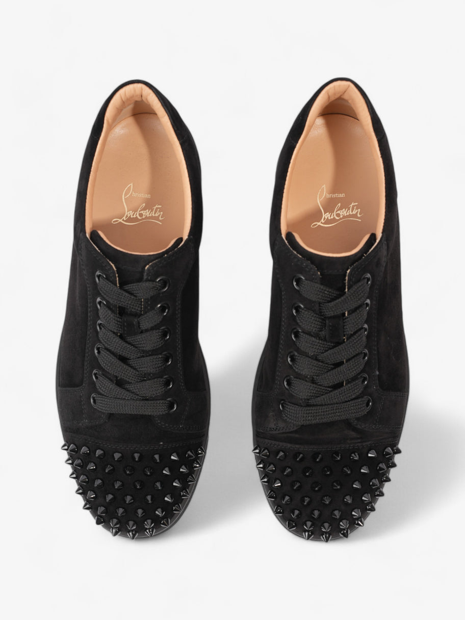 Christian Louboutin Vieira Spikes Sneakers Black Suede EU 39 UK 6 Image 8