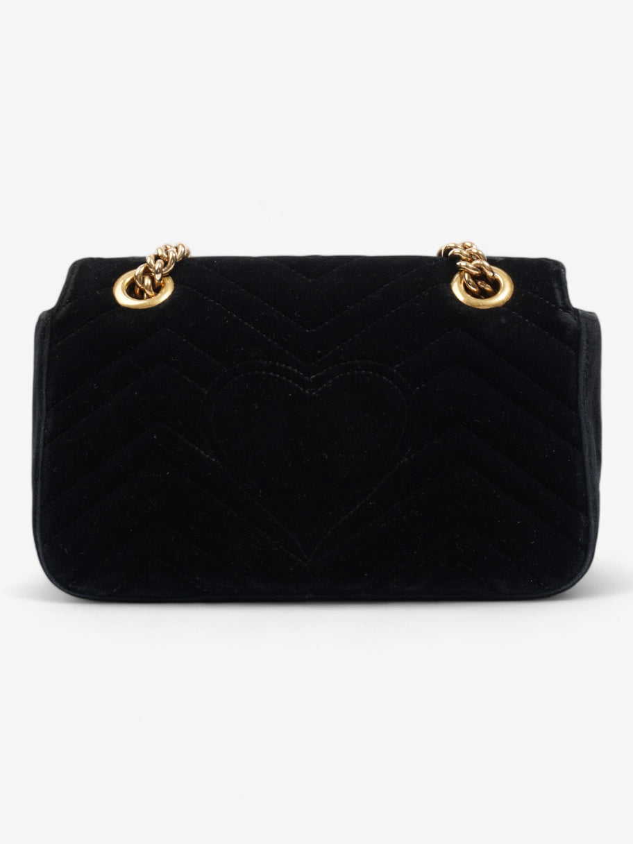 Gucci GG Marmont Black Velvet Mini Image 4