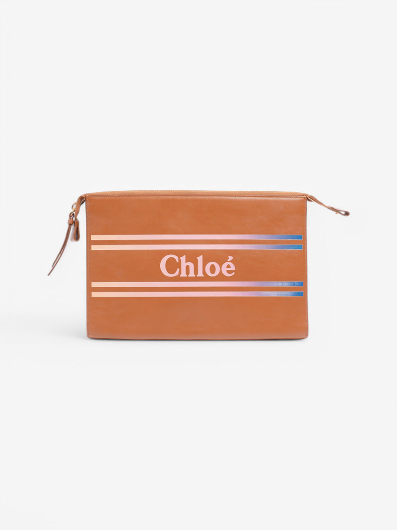  Chloe Vick Pouch Brown / Multicolour Leather