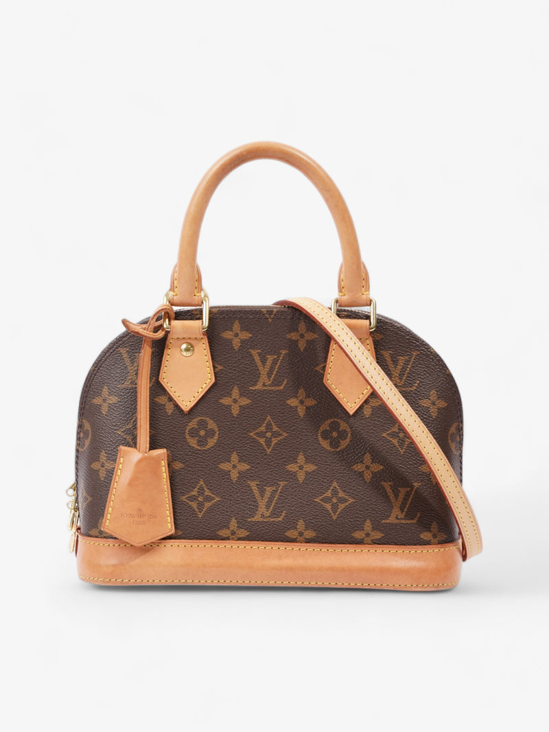  Louis Vuitton Alma BB Monogram Coated Canvas