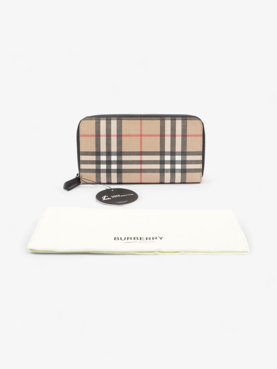 Burberry Elmore Zip Around Wallet House Check Canvas Image 7