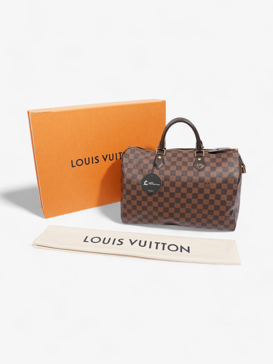 Louis Vuitton Speedy Damier Ebene Coated Canvas 35 Image 8