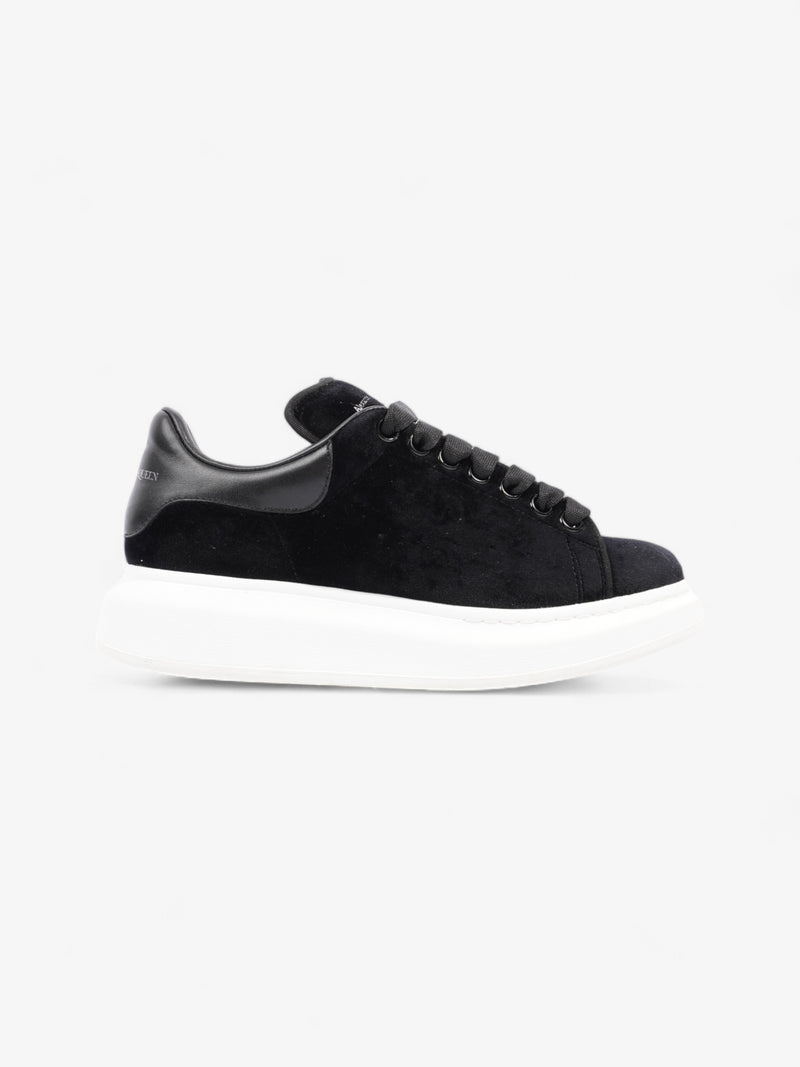  Alexander McQueen Oversized Sneakers Black / White Velvet EU 37.5 UK 4.5