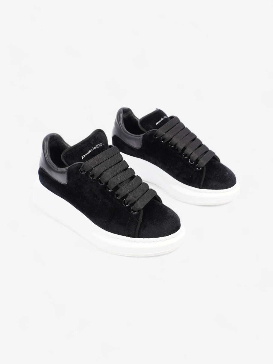 Alexander McQueen Oversized Sneakers Black / White Velvet EU 37.5 UK 4.5 Image 2