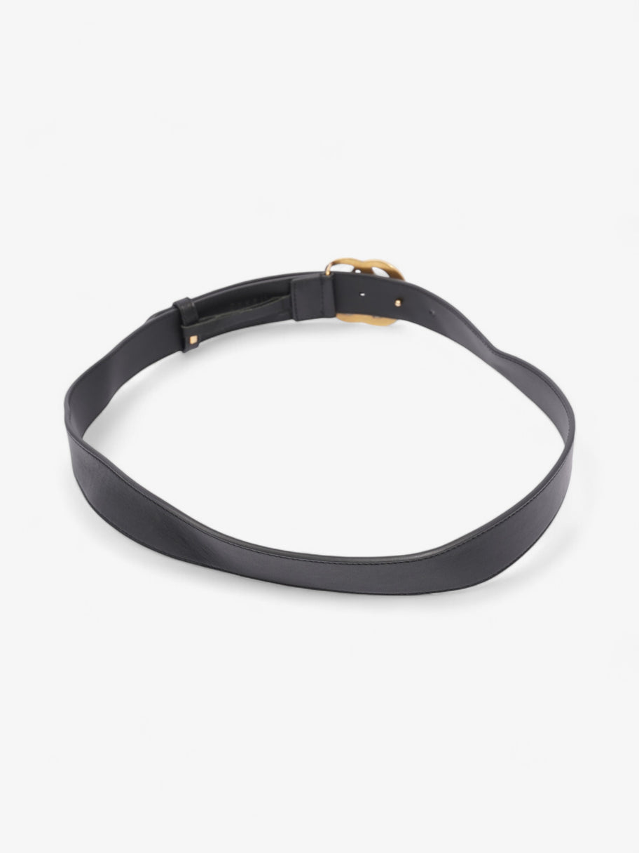 Gucci GG Marmont Belt Black / Gold Leather 85cm / 34