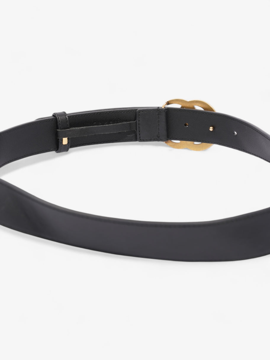 Gucci GG Marmont Belt Black / Gold Leather 85cm / 34