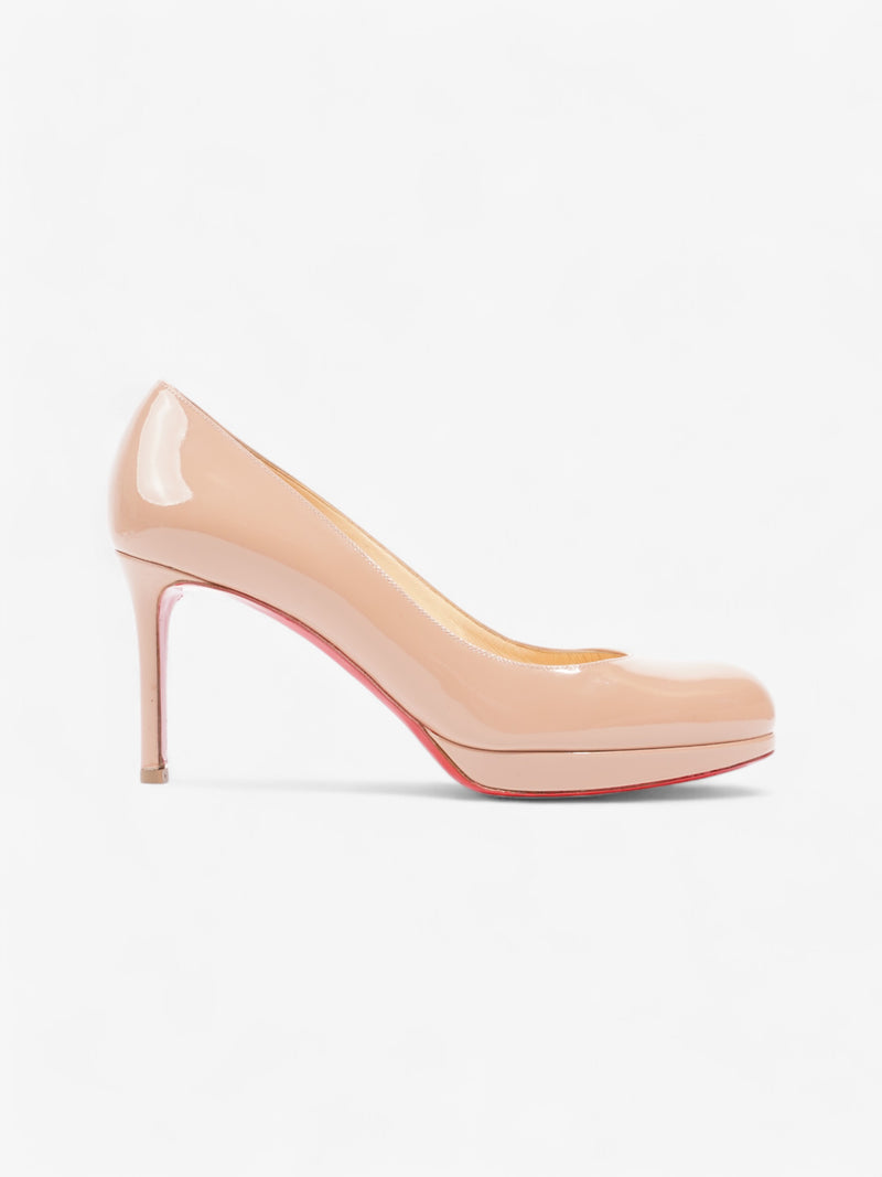  Christian Louboutin New Simple Pump 85 Nude Patent Leather EU 38.5 UK 5.5