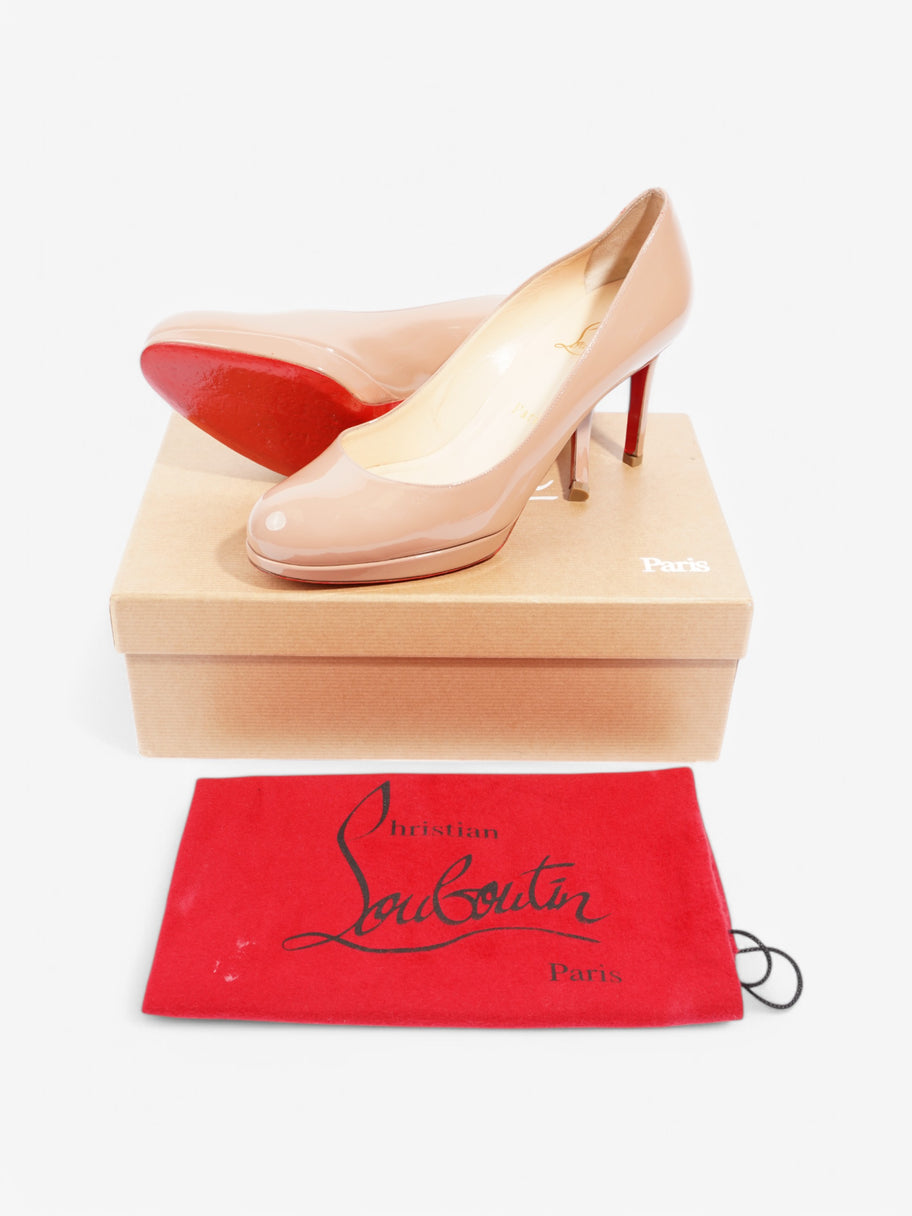 Christian Louboutin New Simple Pump 85 Nude Patent Leather EU 38.5 UK 5.5 Image 11