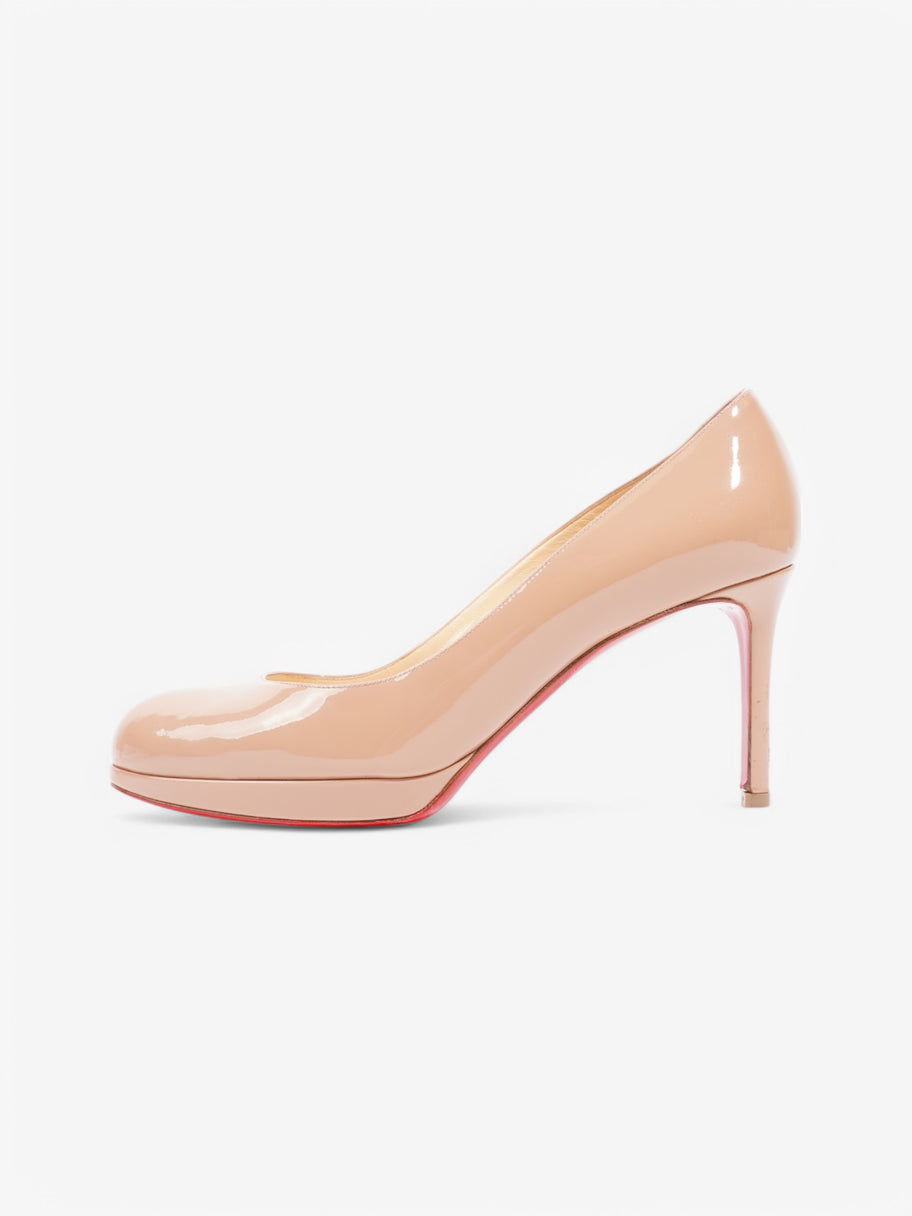 Christian Louboutin New Simple Pump 85 Nude Patent Leather EU 38.5 UK 5.5 Image 5