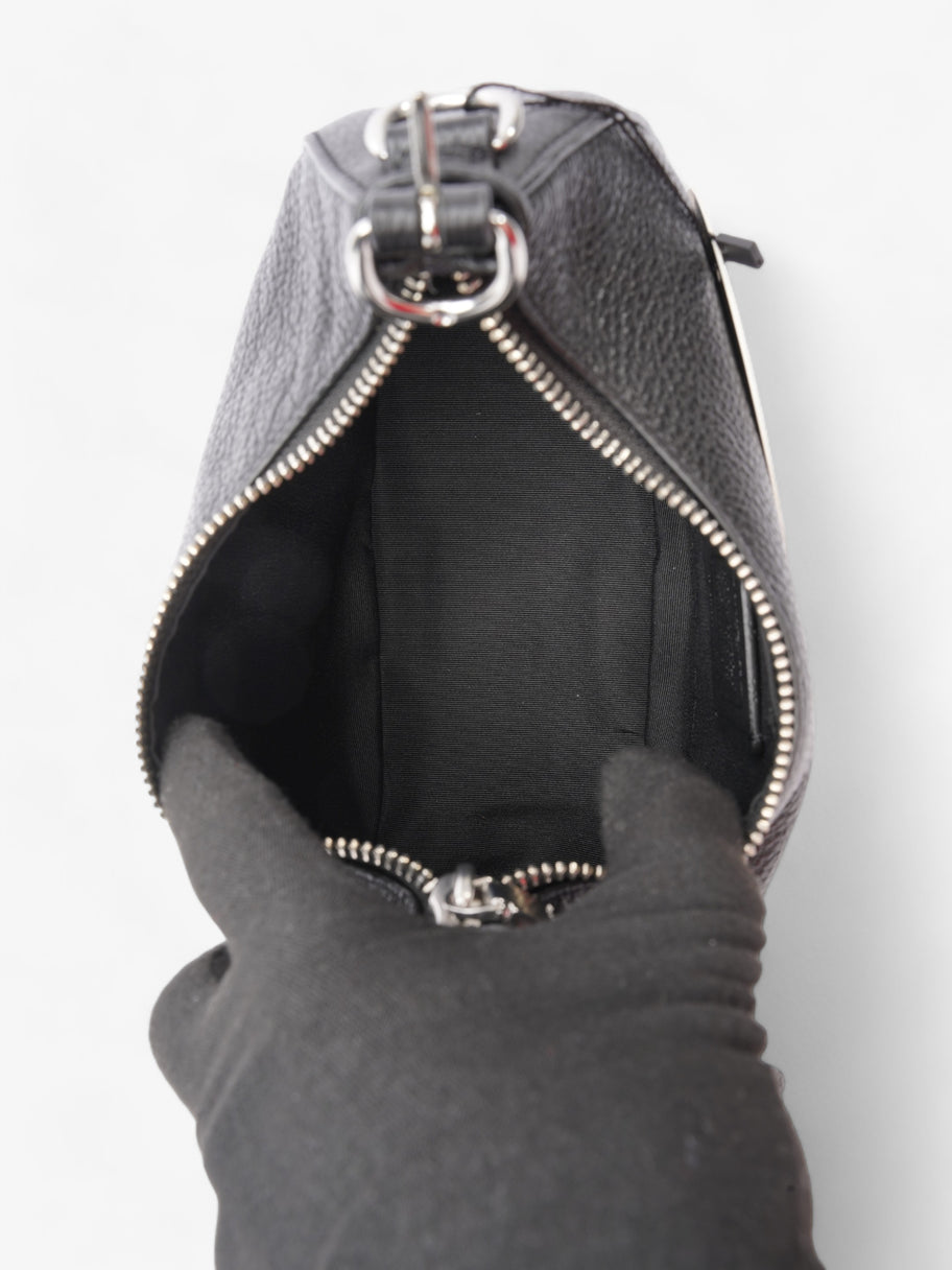 Hobo Bag Black Leather Image 8