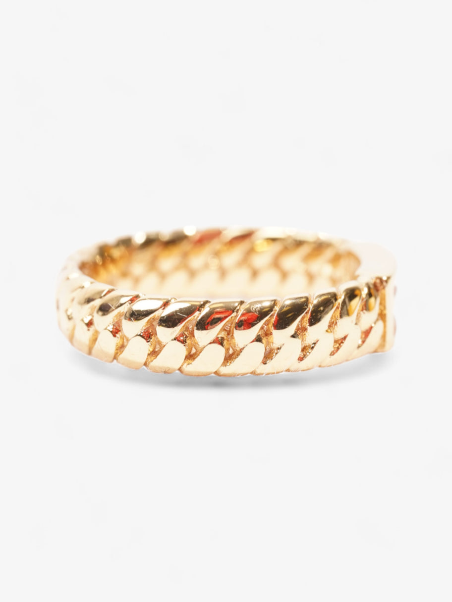 Fendi Baguette Ring Gold Brass Medium (54mm) Image 3