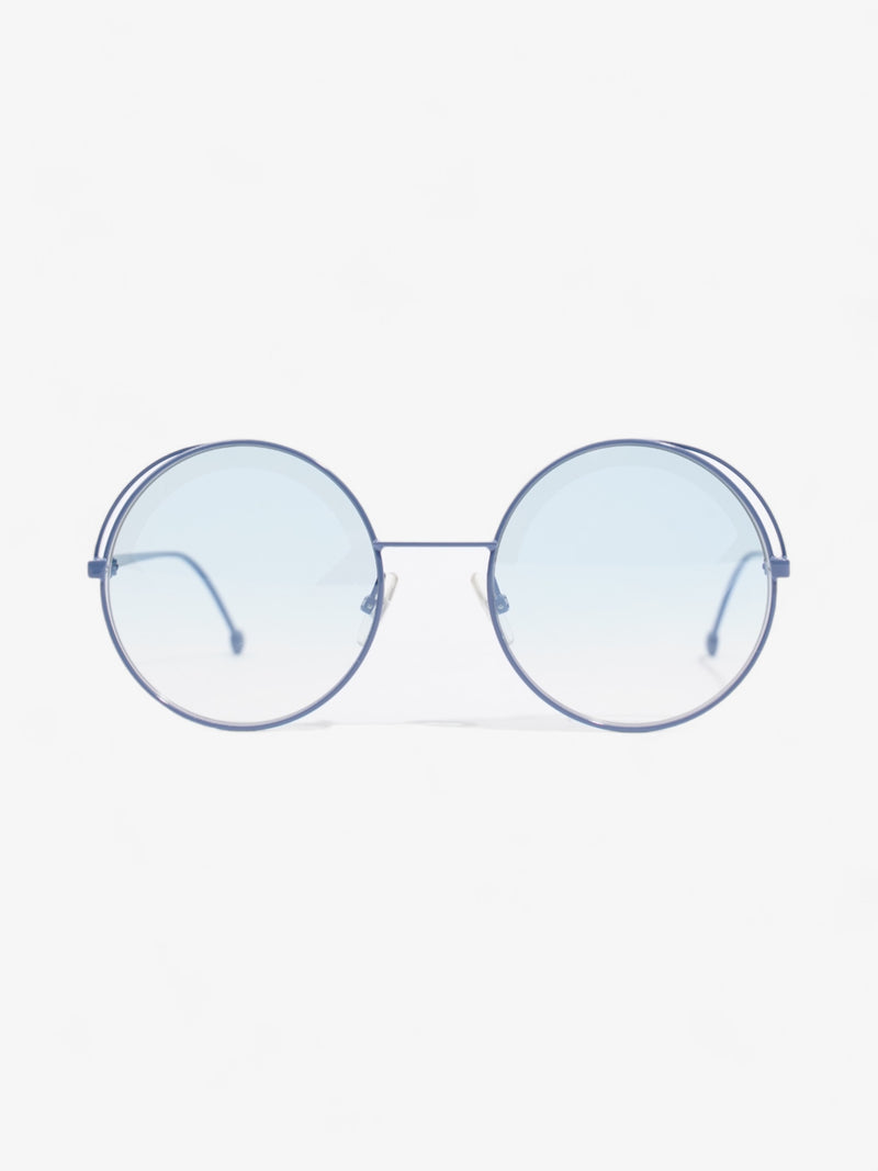  Fendi Round Sunglasses Blue Base Metal 135mm