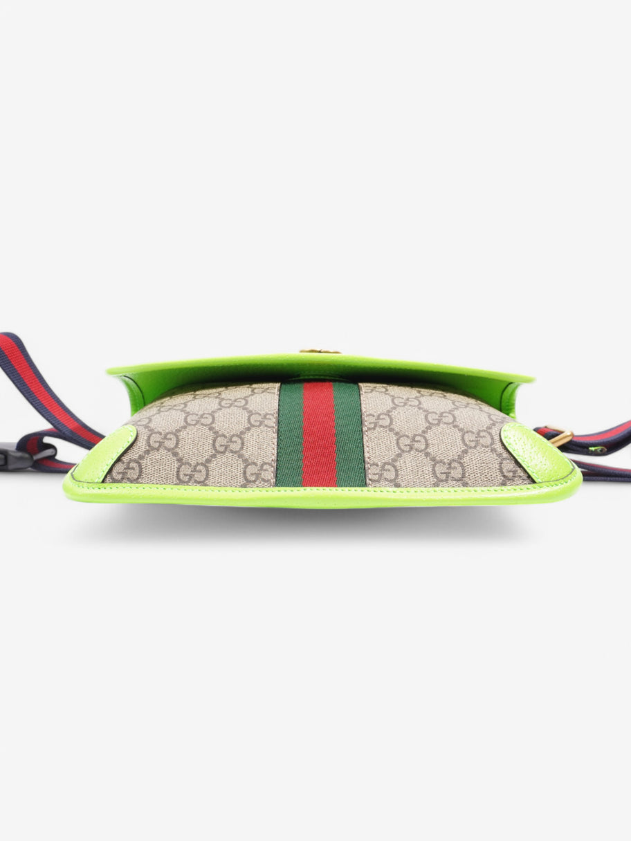 Gucci Ophidia Belt bag Beige  / Green / Red Coated Canvas Image 6