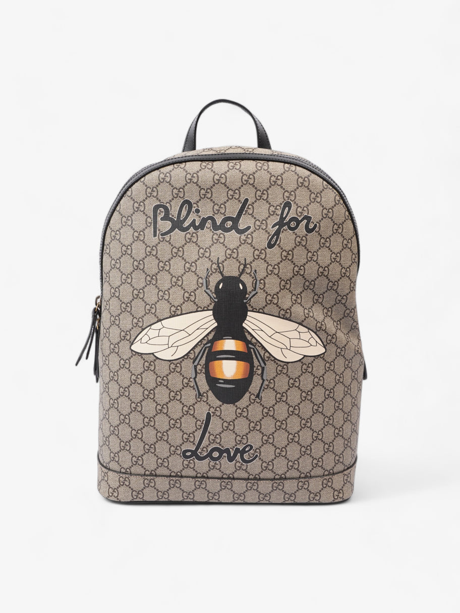 Gucci Blind For Love Beige And Ebony GG Supreme / Black Coated Canvas Image 1