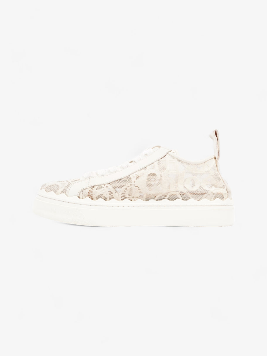 Chloe Lauren Sneakers Cream / Black Lace EU 38 UK 5 Image 3