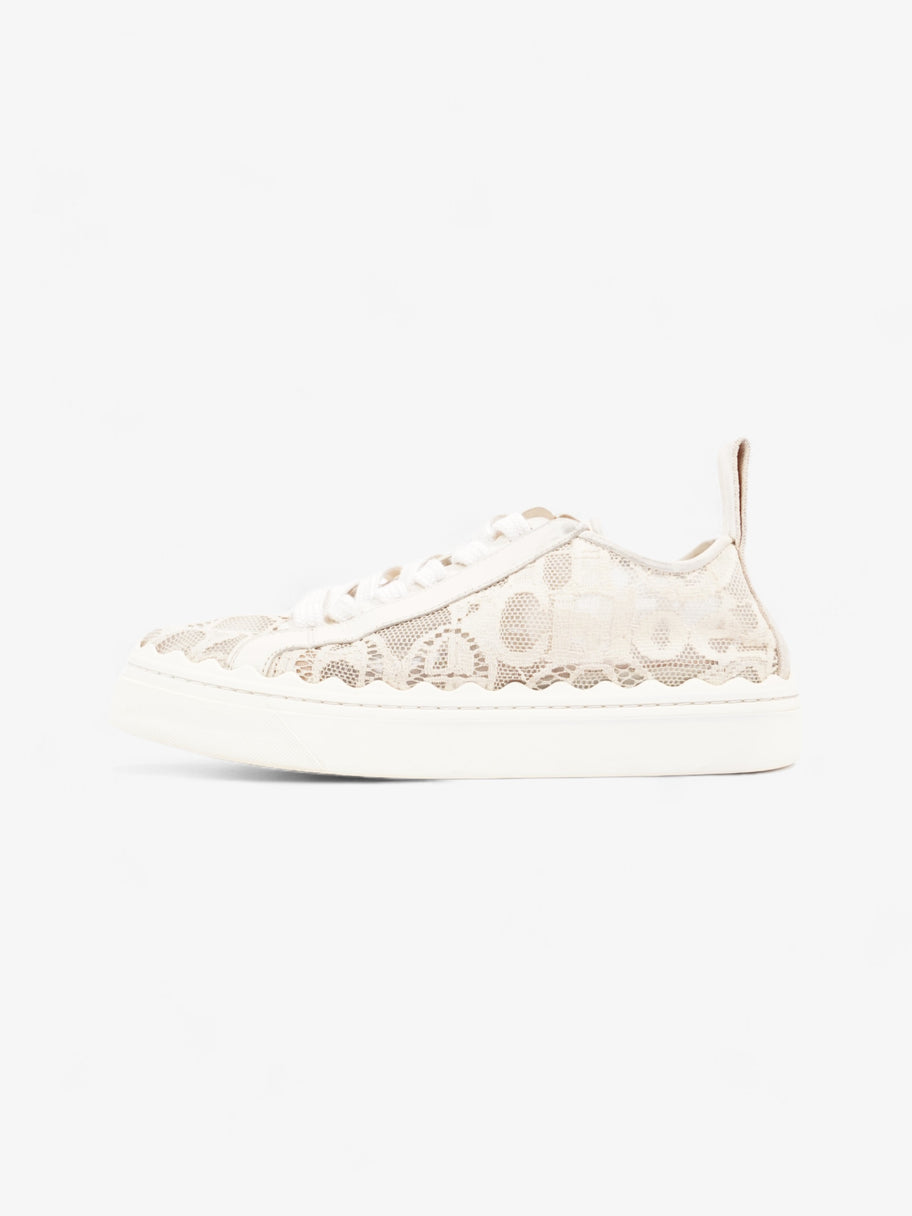 Chloe Lauren Sneakers Cream / Black Lace EU 38 UK 5 Image 5